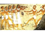 Wall-painting from tomb of Antefoker, Thebes, showing dancers, 19th or 18th century BC.